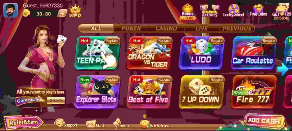 How To Available Game in Hot Ace Casino Games