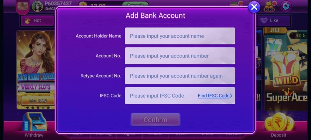 How To Withdraw In Hot Ace Casino Game